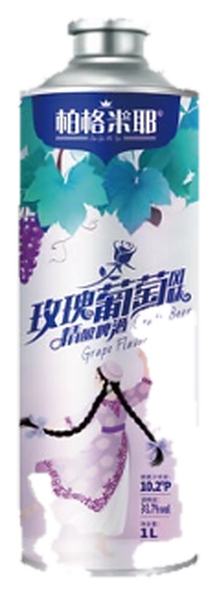 柏格米耶·玫瑰葡萄精酿啤酒（1L）